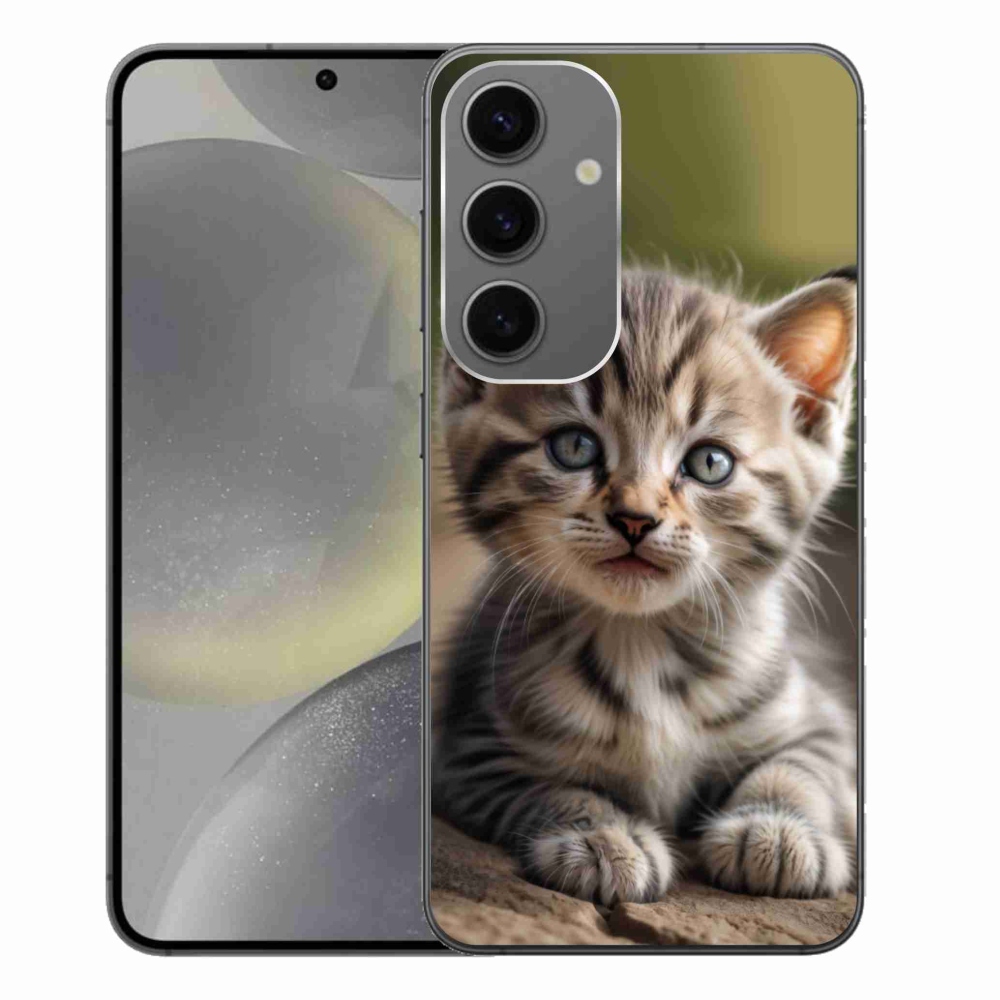 Gél borítás mmCase Samsung Galaxy S24+ készülékhez - aranyos cica 9