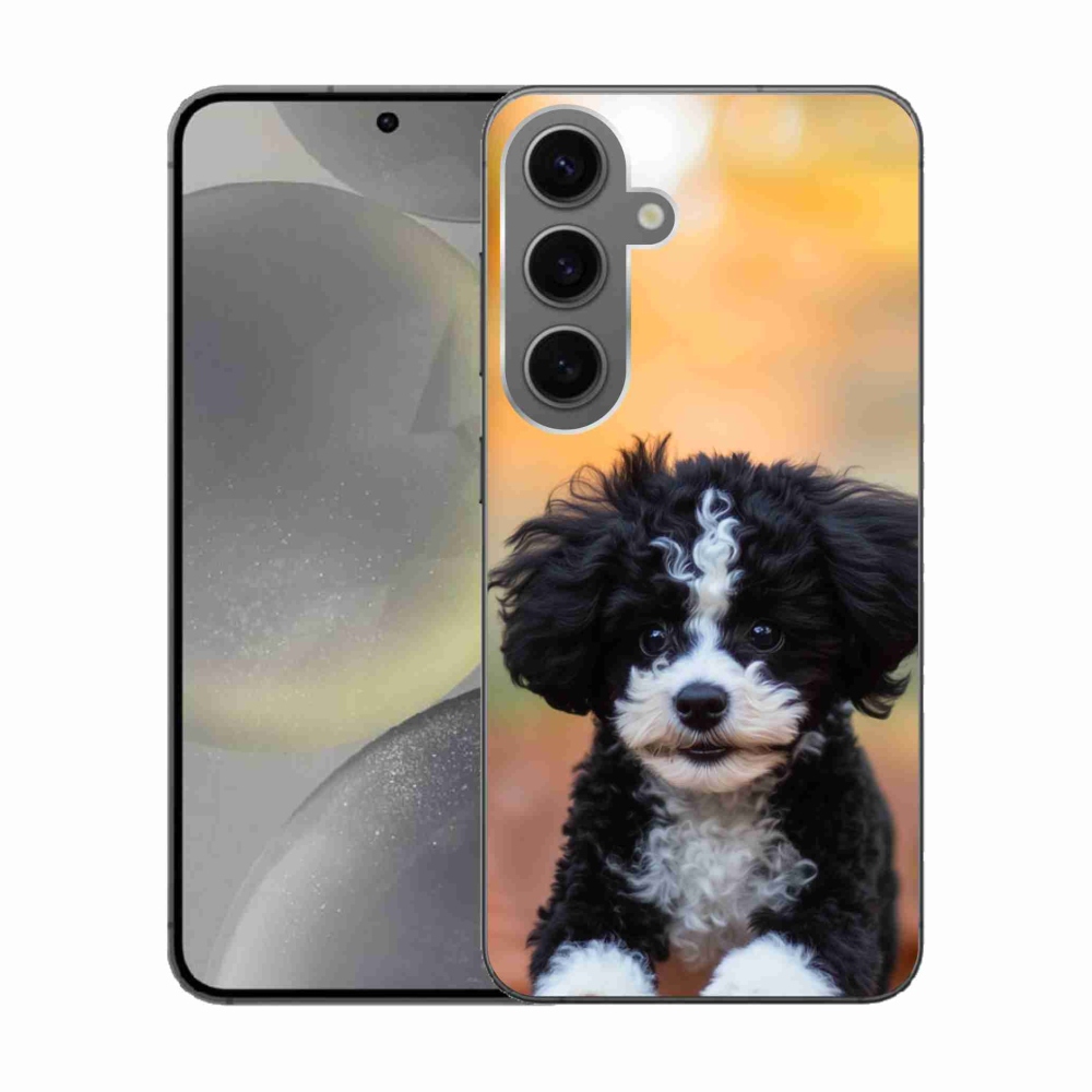 Gél borítás mmCase Samsung Galaxy S24 készülékhez - aranyos kiskutya 2