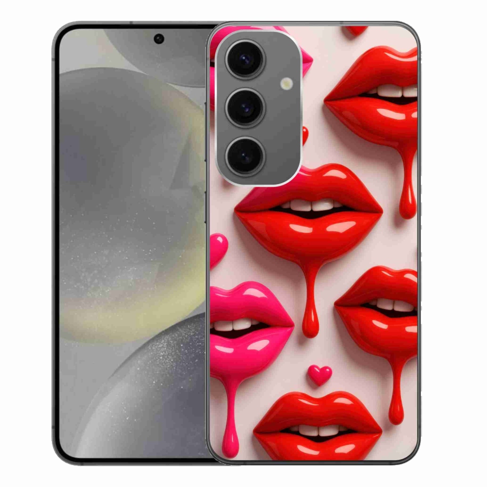 Zselés borítás mmCase Samsung Galaxy S24+ - ajkak 2