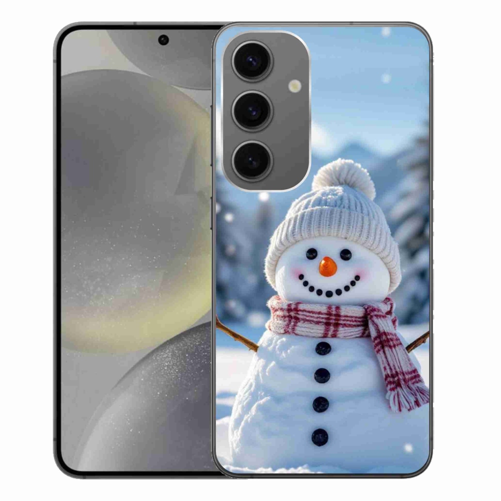 Gél védőhuzat mmCase Samsung Galaxy S24+ készülékhez - hóember 3