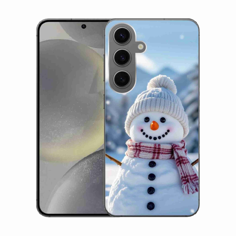 Gél borítás mmCase Samsung Galaxy S24 készülékhez - hóember 3