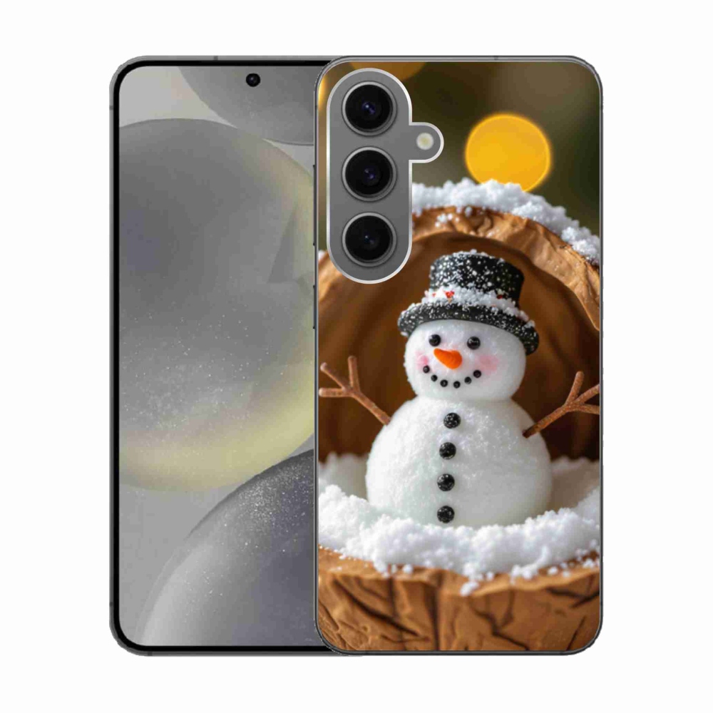 Gél borítás mmCase Samsung Galaxy S24 - hóember 4