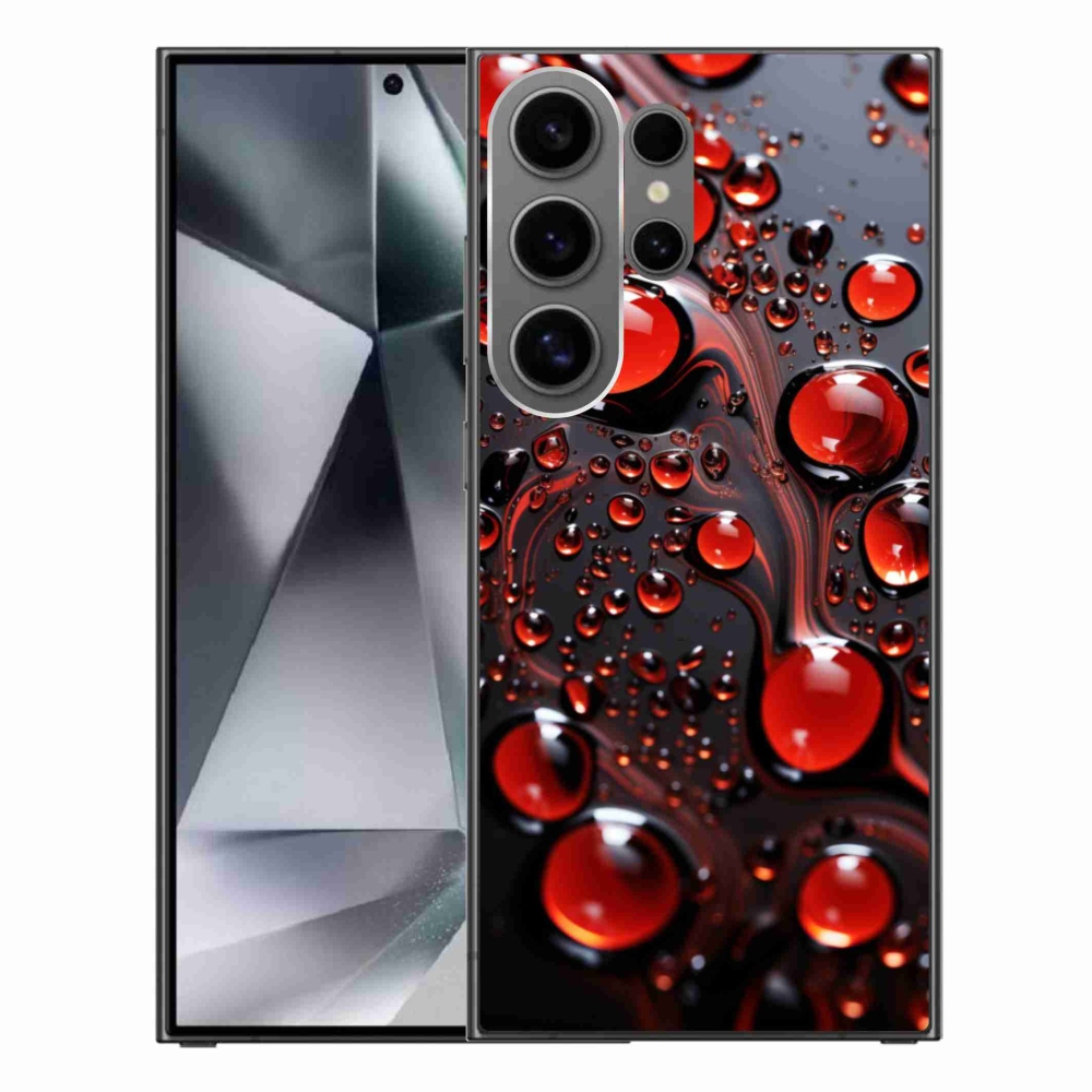 Gél védőhuzat mmCase Samsung Galaxy S24 Ultra - piros csepp 2