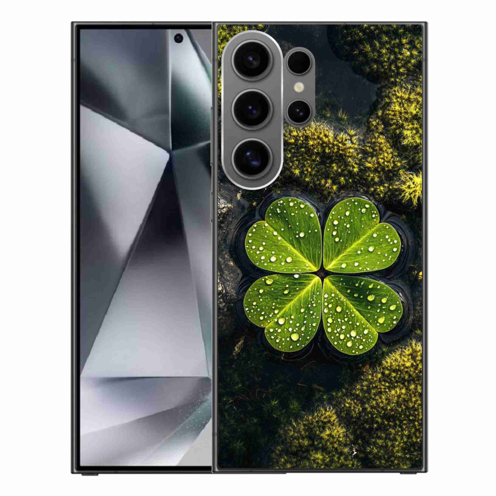 Gél borító mmCase Samsung Galaxy S24 Ultra készülékhez - négylevelű lóhere