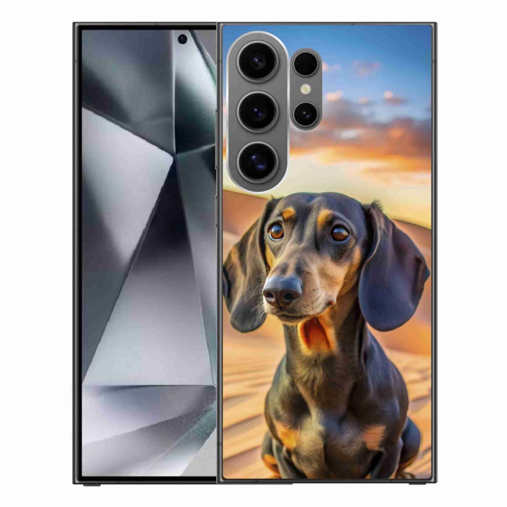 Zselés borítás mmCase Samsung Galaxy S24 Ultra készülékhez - tacskó 3