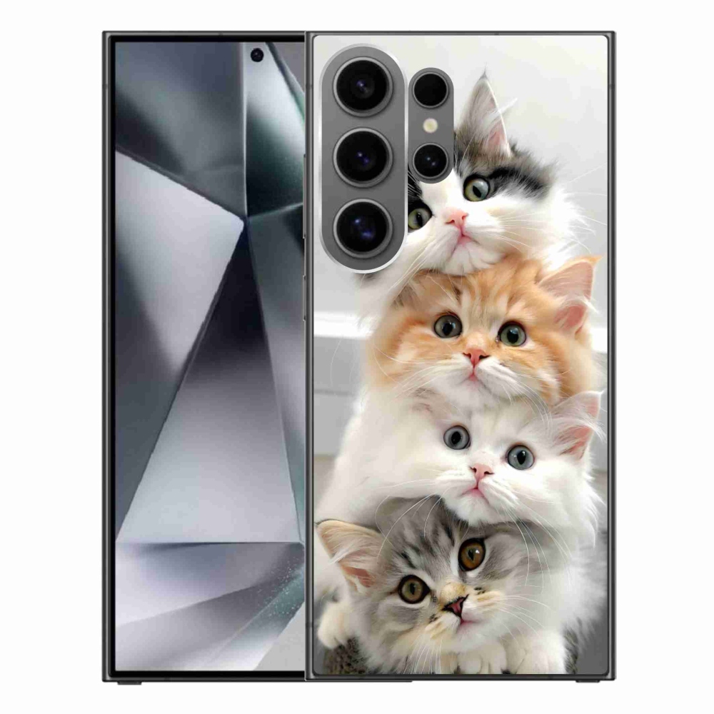 Zselés borítás mmCase Samsung Galaxy S24 Ultra - macska csoporthoz