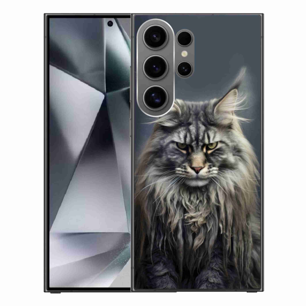 Zselés borítás mmCase Samsung Galaxy S24 Ultra - macskaszem nézet 4