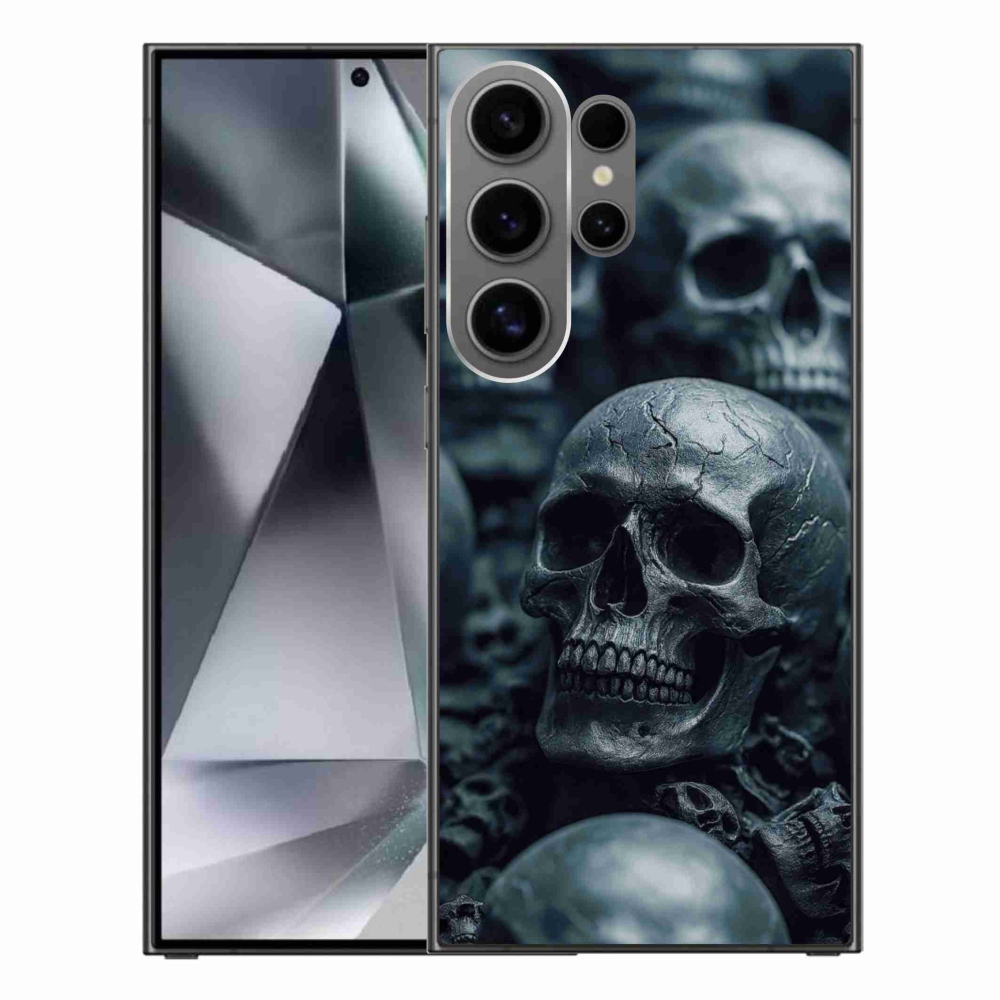 Zselés borítás mmCase a Samsung Galaxy S24 Ultra készülékhez - koponya 2