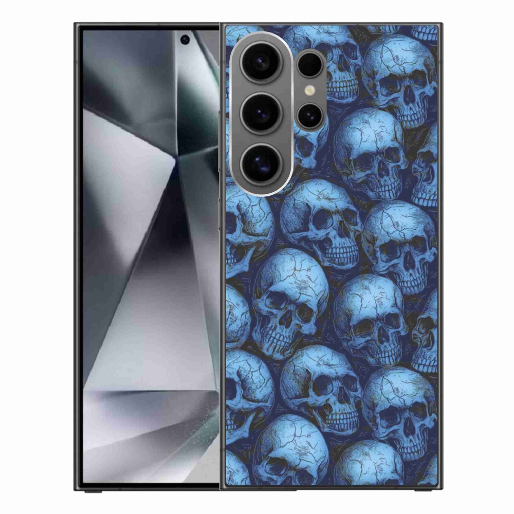 Zselés borítás mmCase Samsung Galaxy S24 Ultra készülékhez - koponyák