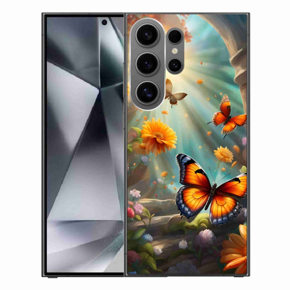 Zselés borítás mmCase Samsung Galaxy S24 Ultra - pillangókert 2