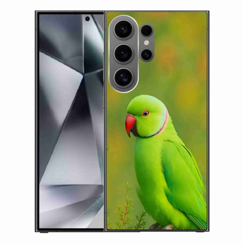 Gél borítás mmCase Samsung Galaxy S24 Ultra készülékhez - papagáj alexandr 2
