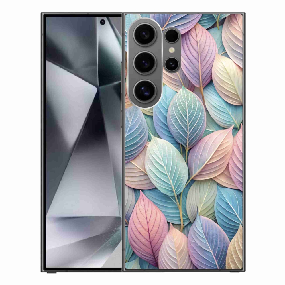 Zselés borítás mmCase Samsung Galaxy S24 Ultra készülékhez - pasztell levelek