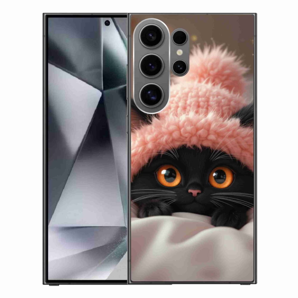 Gél borító mmCase Samsung Galaxy S24 Ultra - aranyos cica 7