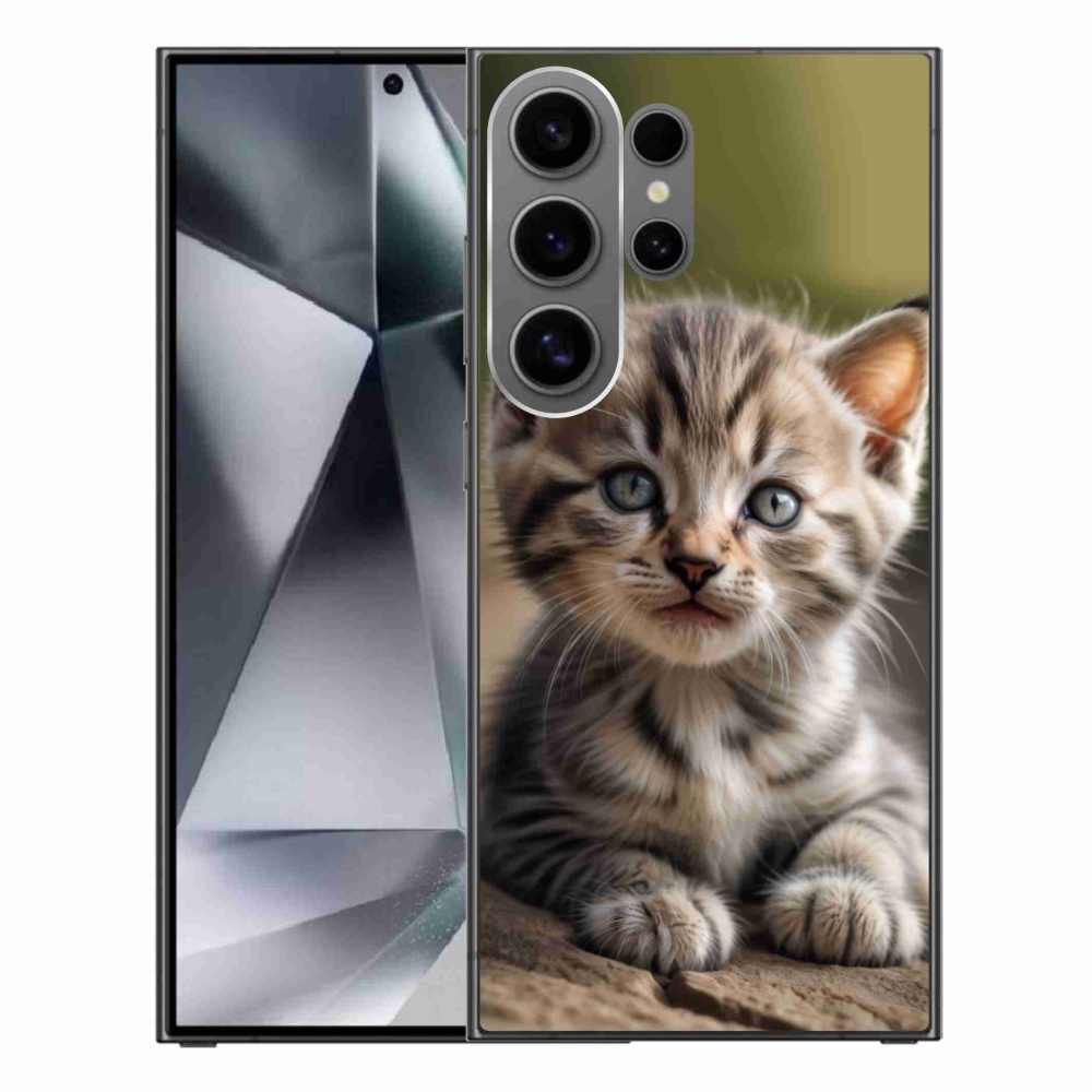 Gél borító mmCase Samsung Galaxy S24 Ultra - aranyos cica 9