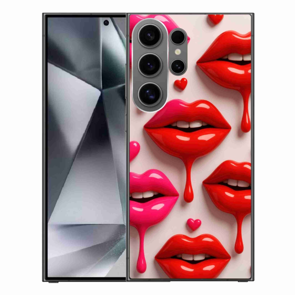 Zselés borítás mmCase Samsung Galaxy S24 Ultra - ajkak 2