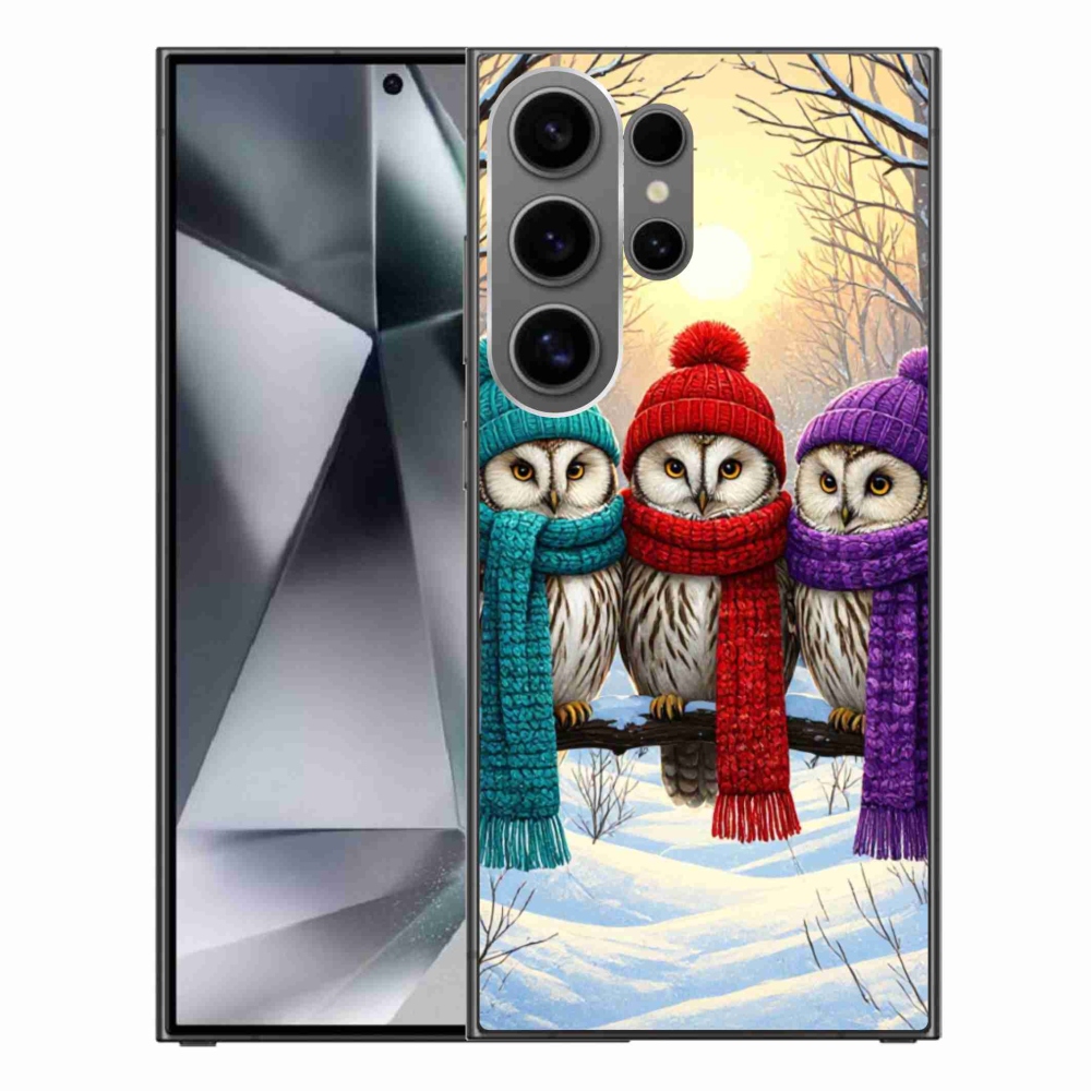 Gél borítás mmCase Samsung Galaxy S24 Ultra készülékhez - bagoly barátok