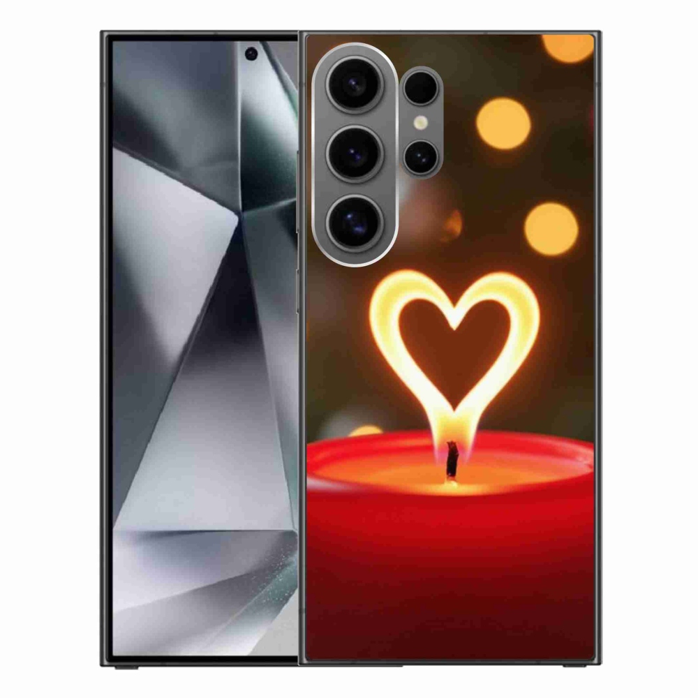 Zselés borítás mmCase Samsung Galaxy S24 Ultra - láng szíve