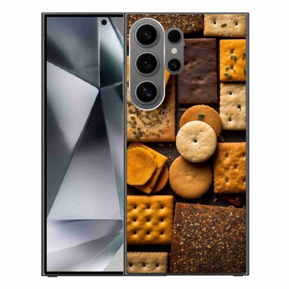 Zselés borítás mmCase Samsung Galaxy S24 Ultra készülékhez - kekszek