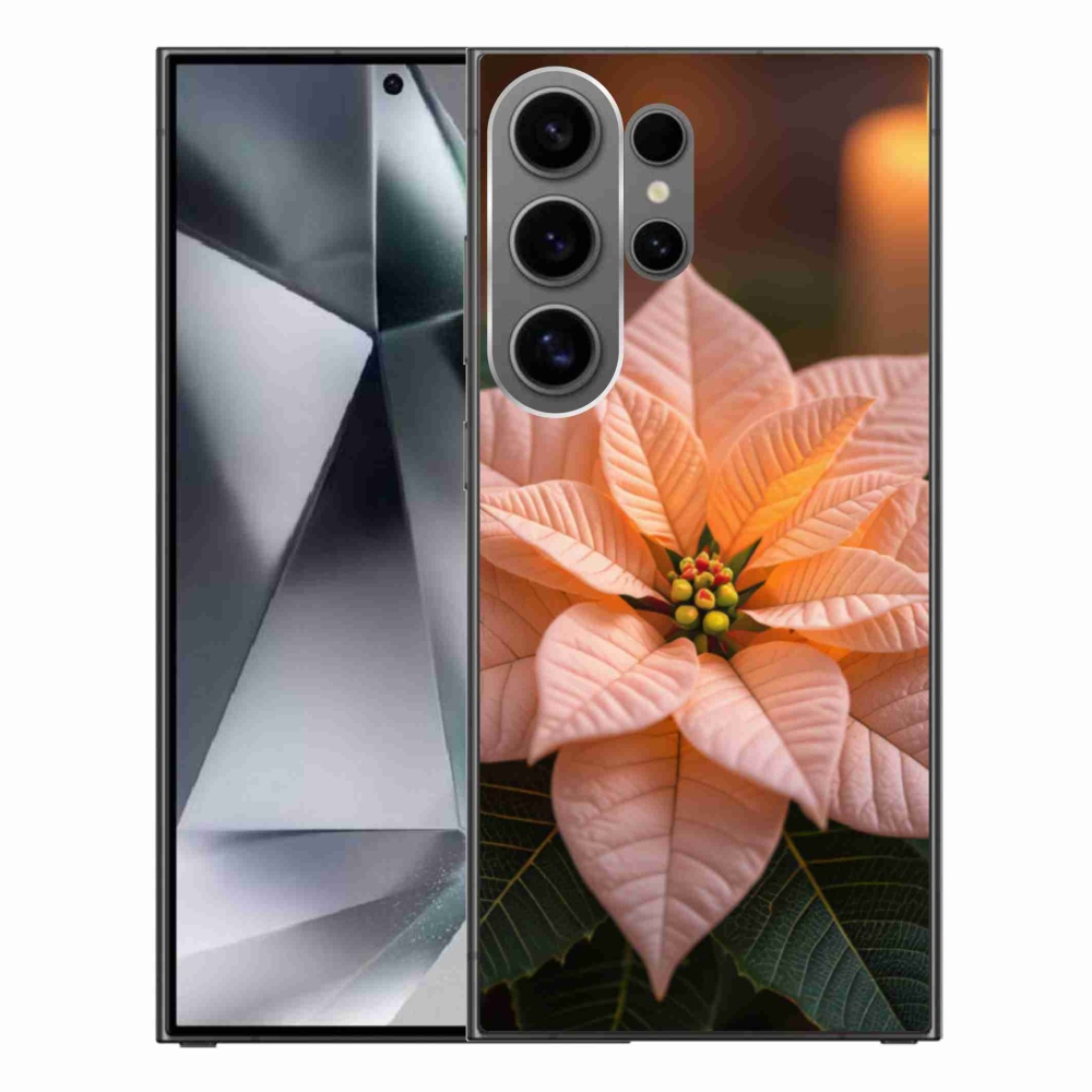 Gél borítás mmCase Samsung Galaxy S24 Ultra készülékhez - mikulásvirág