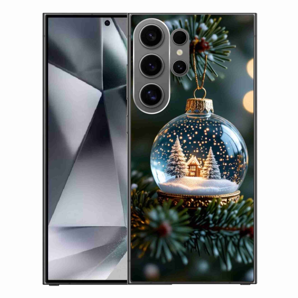 Gél borítás mmCase Samsung Galaxy S24 Ultra - Karácsonyi gömbök 2