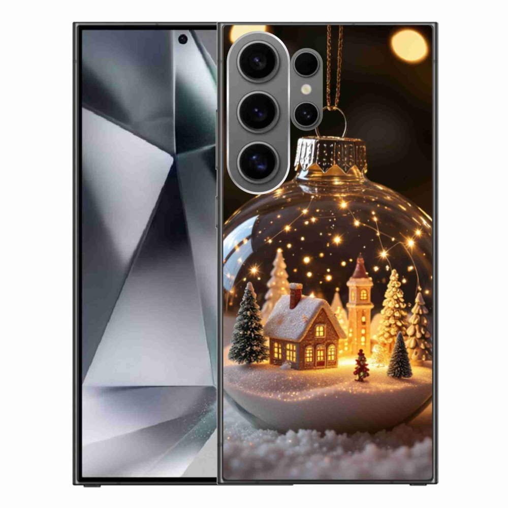 Gél borító mmCase Samsung Galaxy S24 Ultra - Karácsonyi gömbök 3