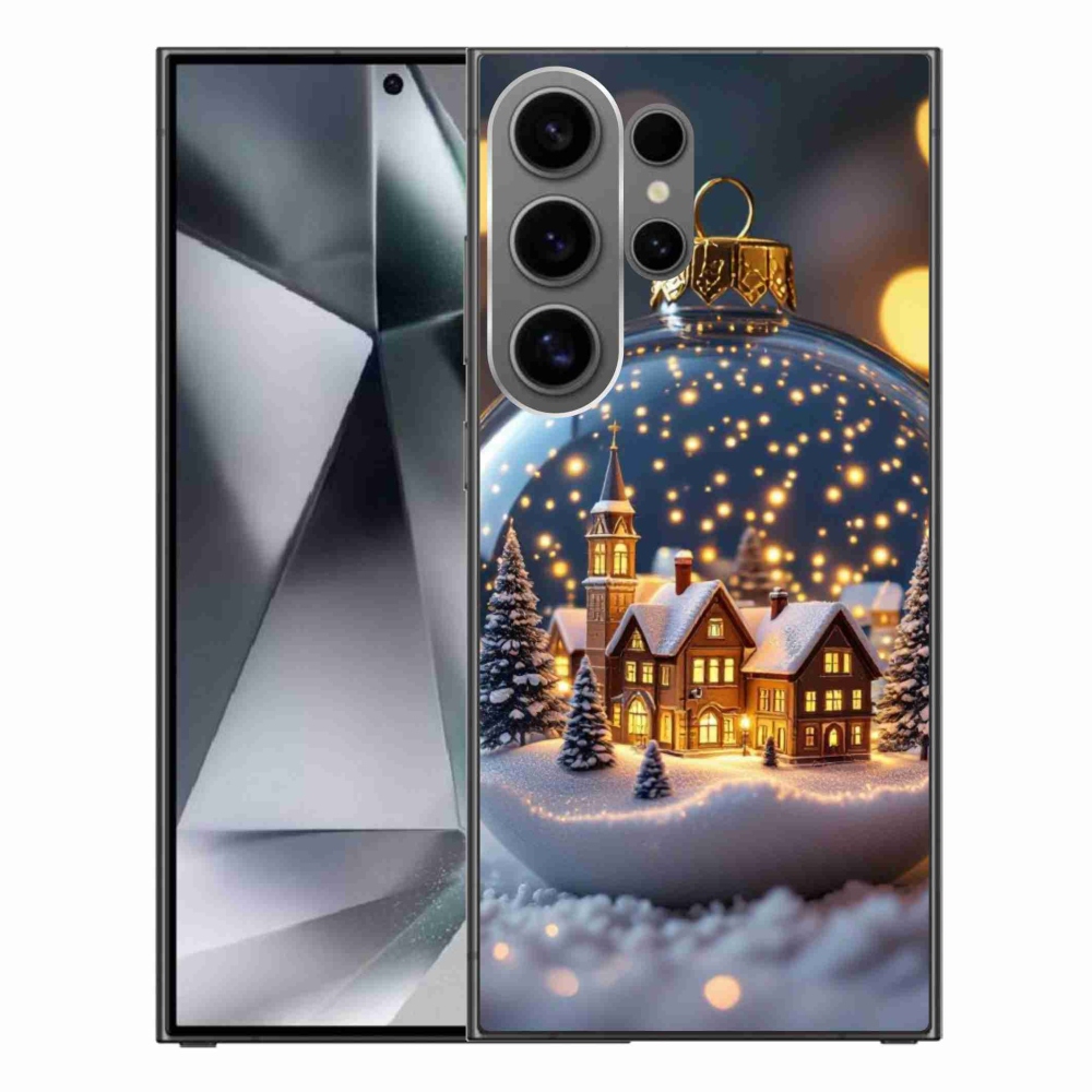 Gél borítás mmCase Samsung Galaxy S24 Ultra - Karácsonyi gömbök 4