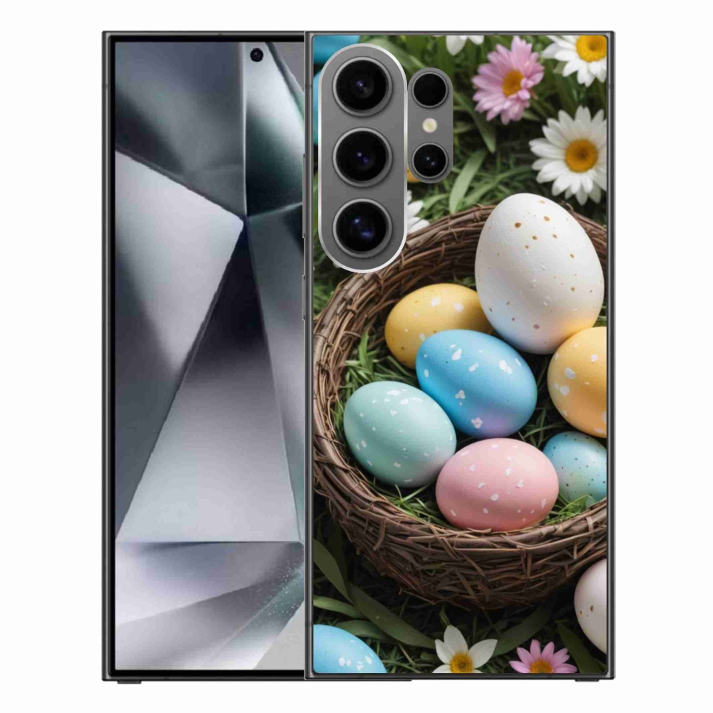 Gél védőhuzat mmCase Samsung Galaxy S24 Ultra - Húsvéti tojások 2