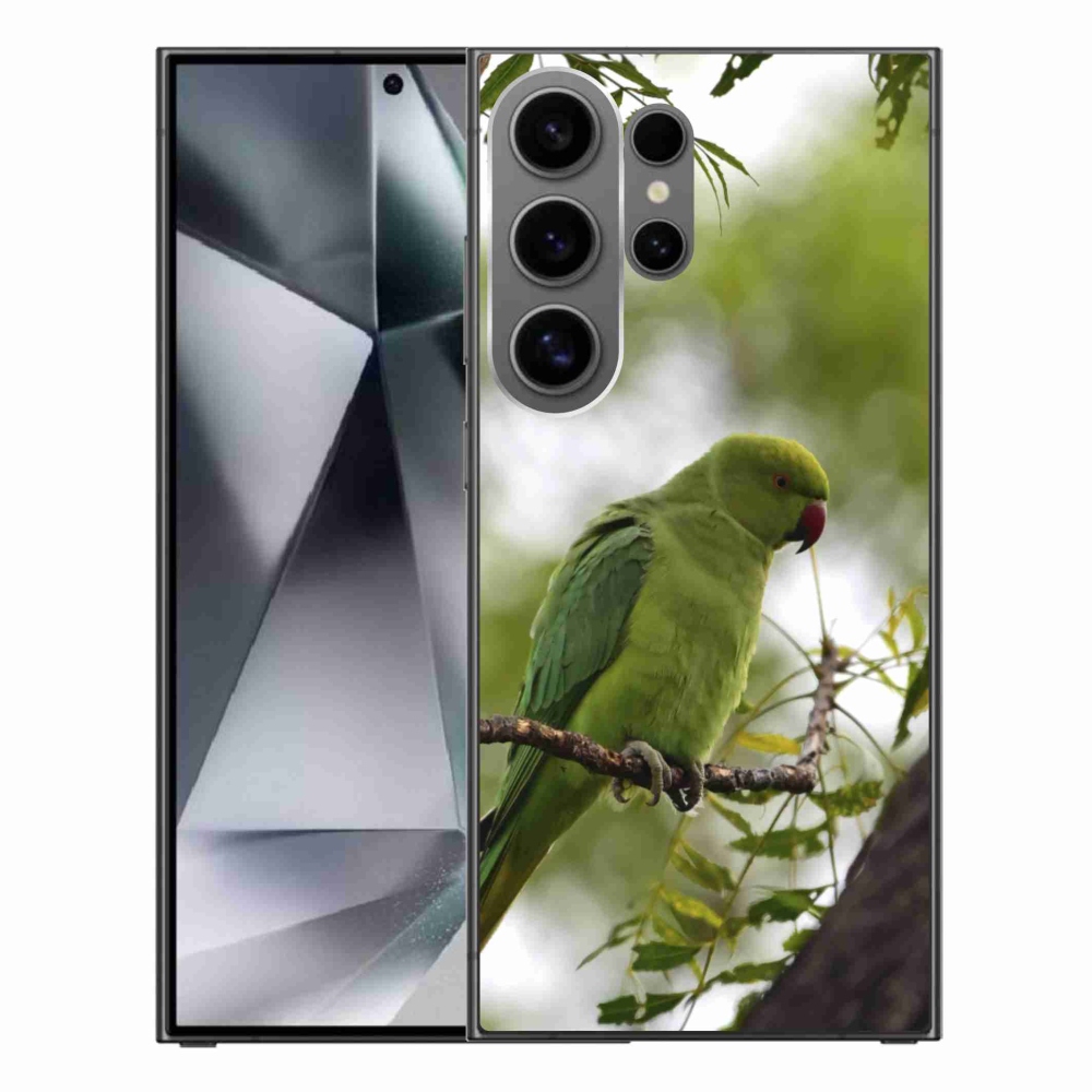 Zselés borítás mmCase Samsung Galaxy S24 Ultra készülékhez - zöld papagáj
