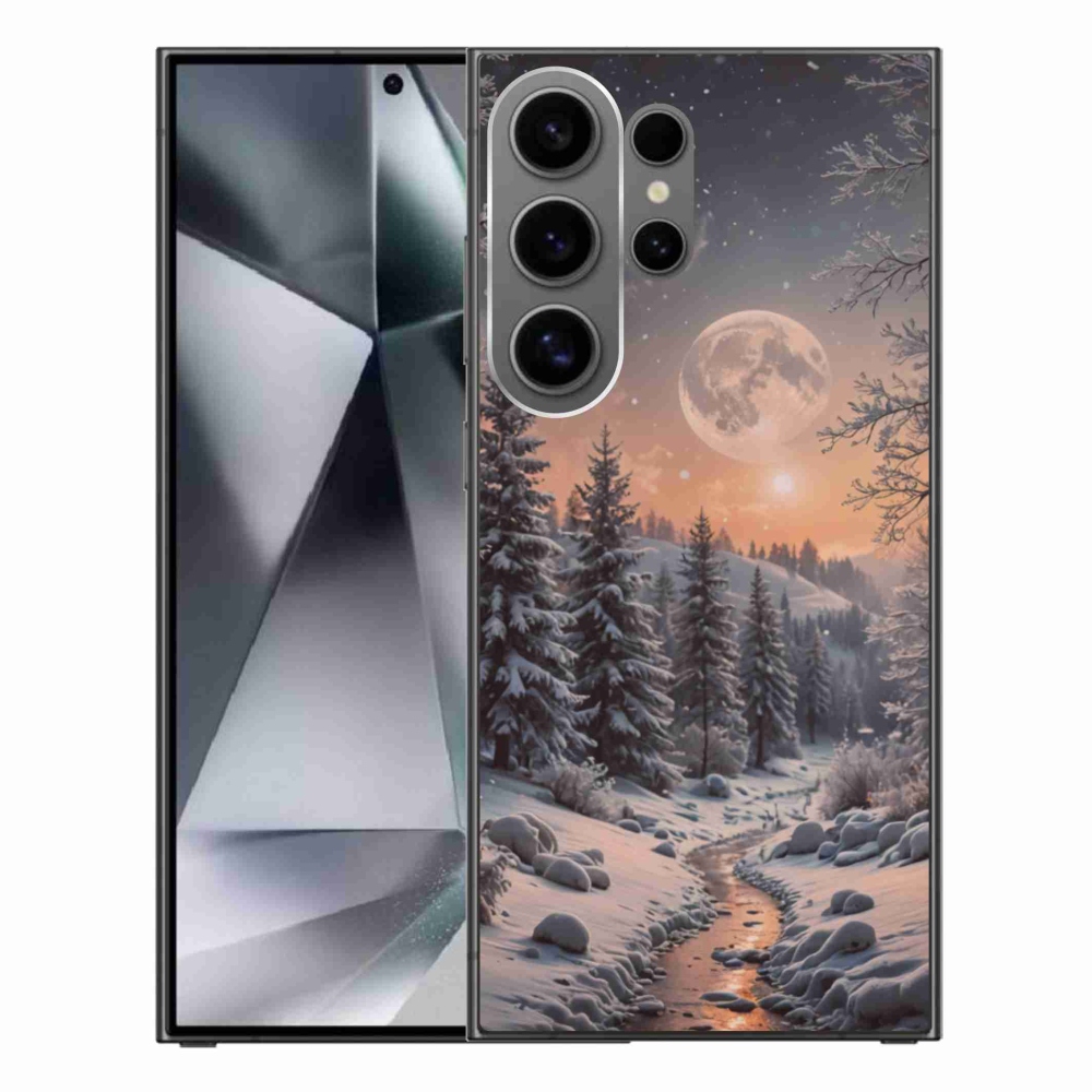 Gél borító mmCase Samsung Galaxy S24 Ultra - téli táj 2