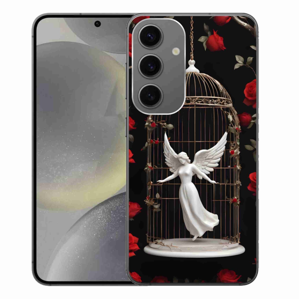 Gél borító mmCase Samsung Galaxy S24+ - csapdába esett angyal