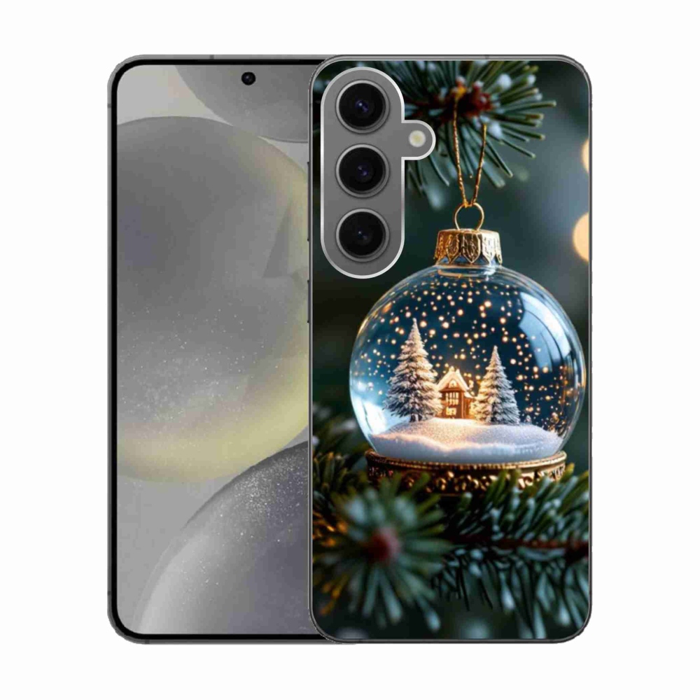 Gél borítás mmCase Samsung Galaxy S24 - Karácsonyi gömbök 2