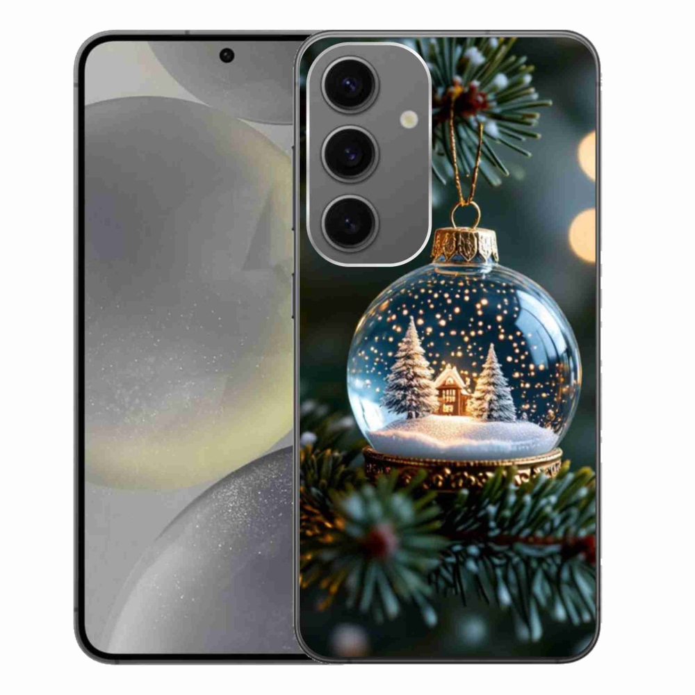 Gél borítás mmCase Samsung Galaxy S24+ - Karácsonyi gömbök 2