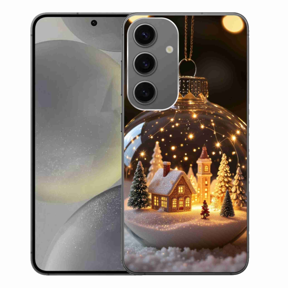 Gél borító mmCase Samsung Galaxy S24+ - Karácsonyi gömbök 3