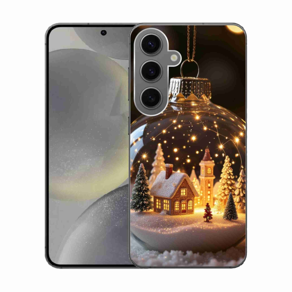 Gél borító mmCase Samsung Galaxy S24 - Karácsonyi gömbök 3