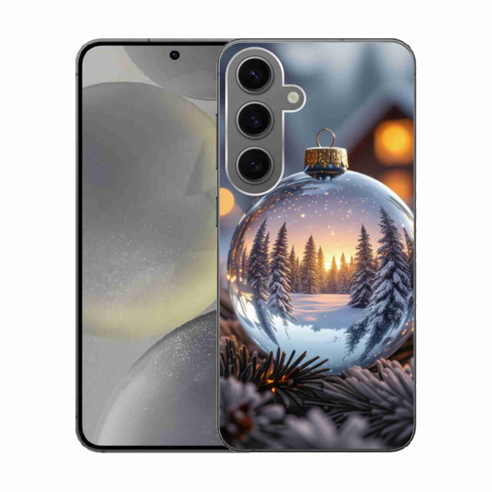 Gél borítás mmCase Samsung Galaxy S24 készülékhez - karácsonyi dekoráció