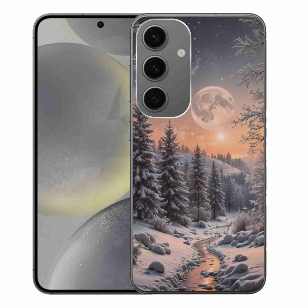 Gél borítás mmCase Samsung Galaxy S24+ - téli tájkép 2