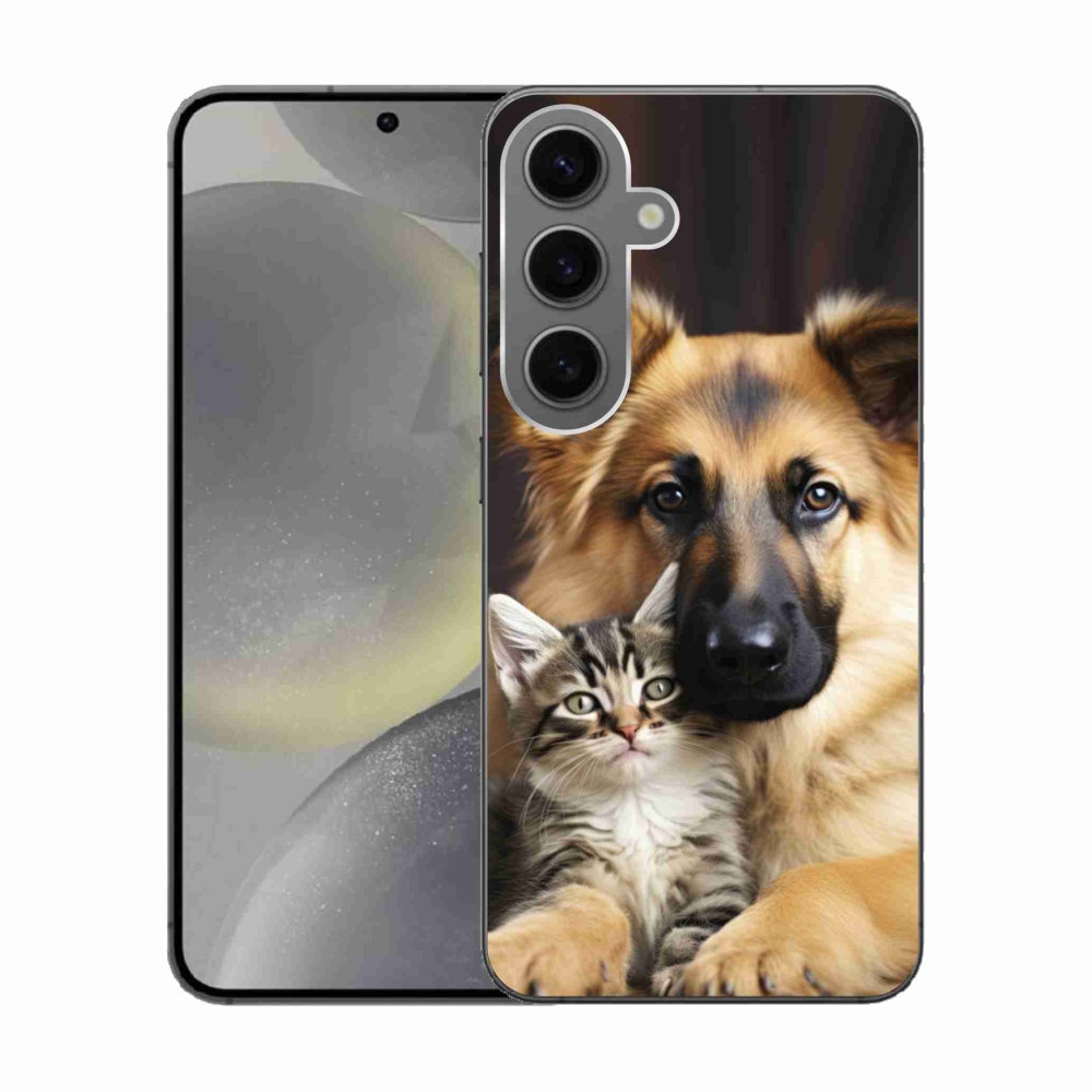 Gél borítás mmCase Samsung Galaxy S24 készülékhez - állati barátság