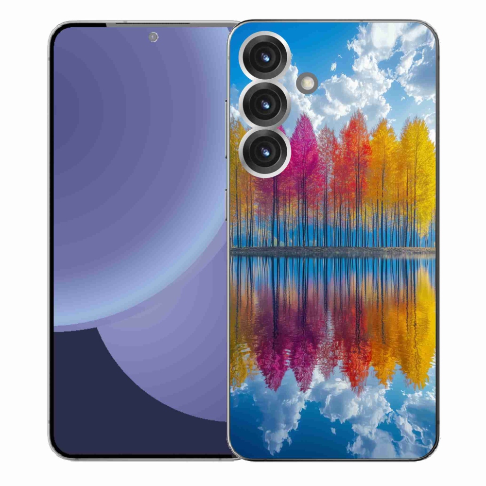 Gél borító mmCase Samsung Galaxy S25+ - színes fákhoz