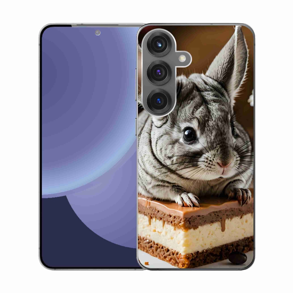 Gél védőhuzat mmCase Samsung Galaxy S25 készülékhez - csincsilla