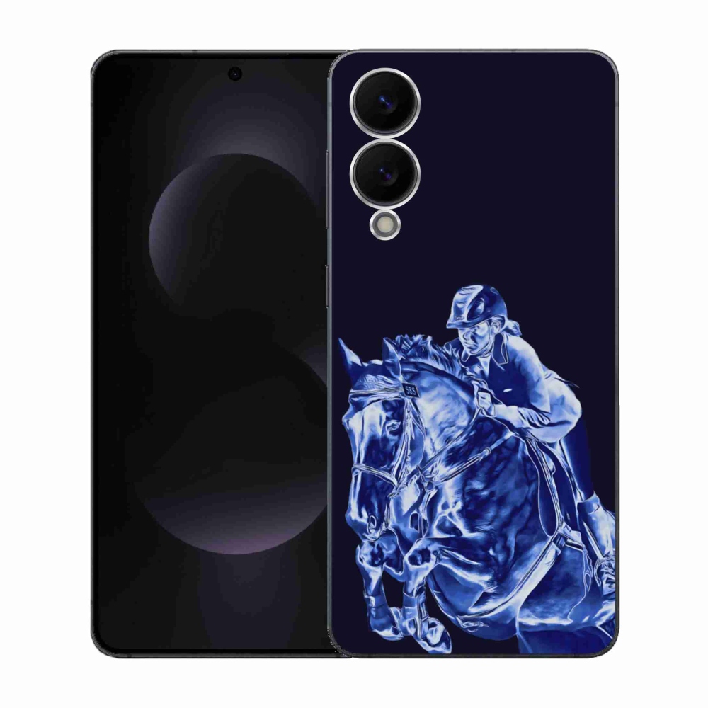 Zselés borítás mmCase Samsung Galaxy S25 Edge készülékhez - versenyló