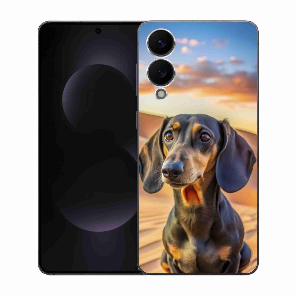 Zselés borítás mmCase Samsung Galaxy S25 Edge készülékhez - tacskó 3