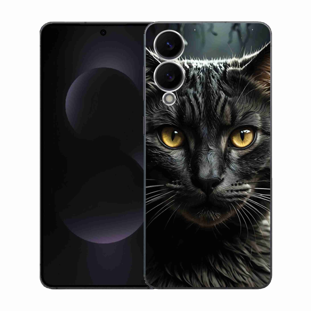 Gél borítás mmCase Samsung Galaxy S25 Edge készülékhez - macskaszem 3