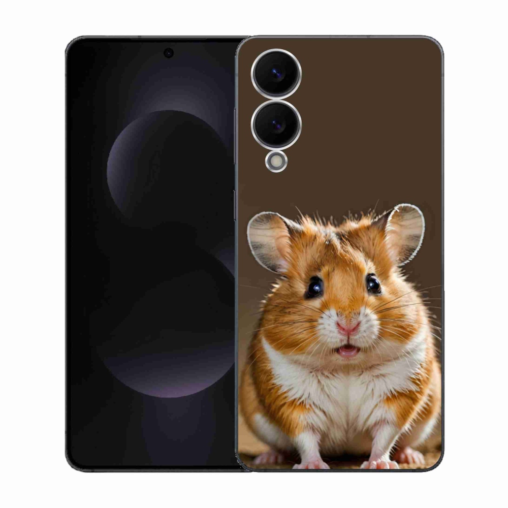 Gél borítás mmCase Samsung Galaxy S25 Edge készülékhez - hörcsög