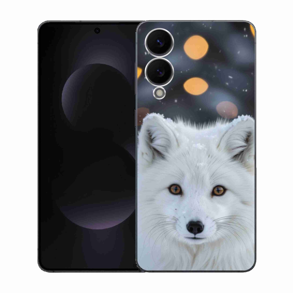 Zselés borítás mmCase Samsung Galaxy S25 Edge készülékhez - polár róka