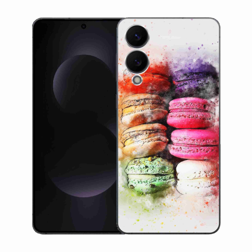 Gél védőhuzat mmCase Samsung Galaxy S25 Edge készülékhez - makarónit