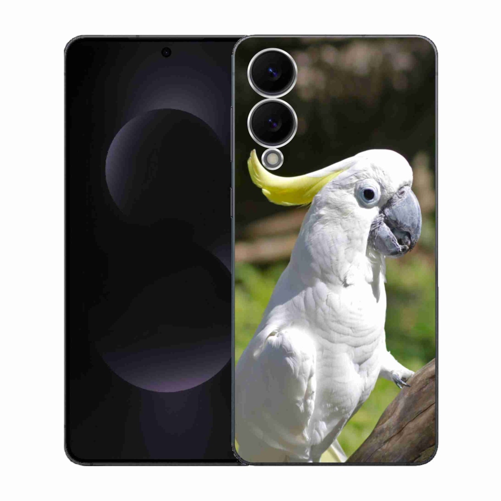 Gél borítás mmCase Samsung Galaxy S25 Edge készülékhez - papagáj kakadu 2