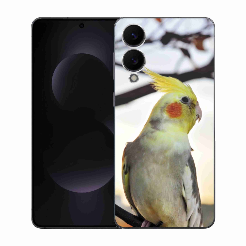 Gél borítás mmCase Samsung Galaxy S25 Edge készülékhez - papagáj korela