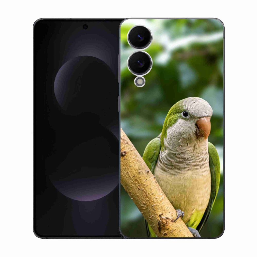 Zselés borítás mmCase Samsung Galaxy S25 Edge készülékhez - papagáj