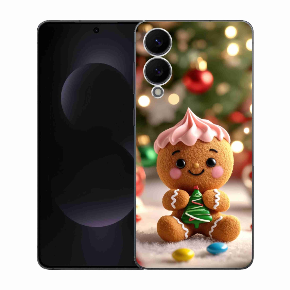 Gél borítás mmCase Samsung Galaxy S25 Edge készülékhez - mézeskalács