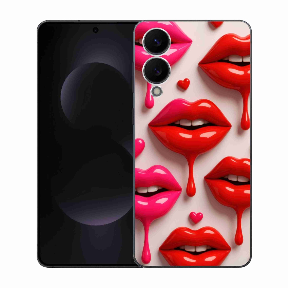 Gél borító mmCase Samsung Galaxy S25 Edge készülékhez - ajkak 2